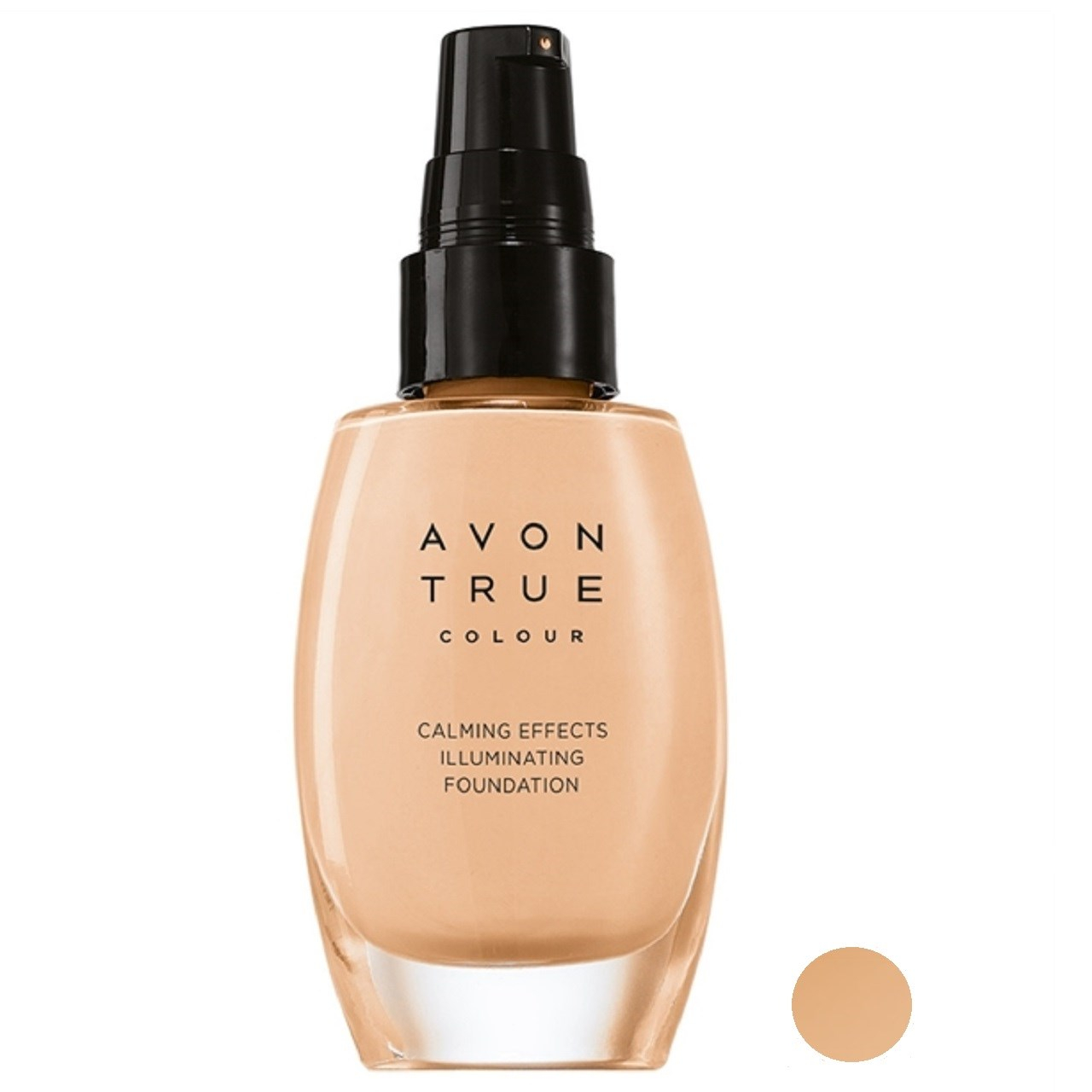 کرم پودر آون مدل True Color Relaxing Effective and Radiant Foundation رنگ Nude