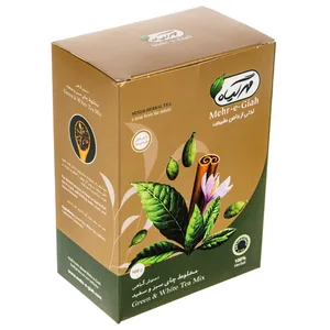 دمنوش گیاهی مخلوط چای سبز و سفید مهرگیاه مقدار 100 گرم