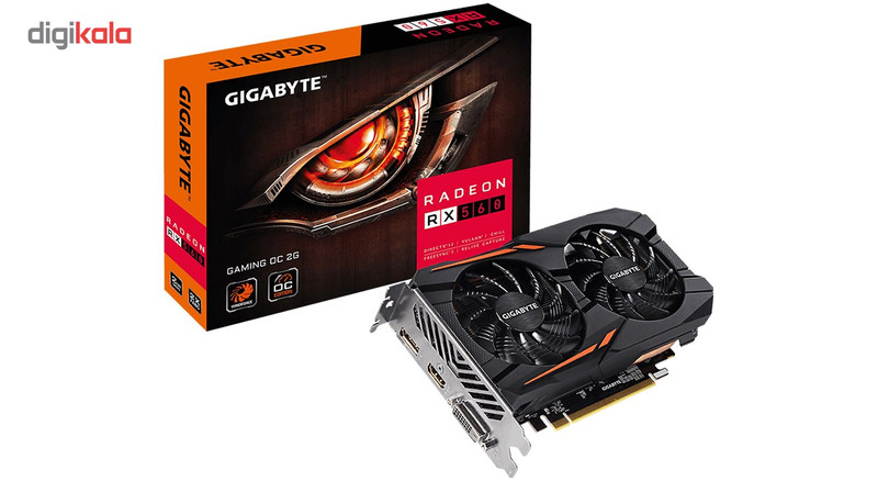 کارت گرافیک گیگابایت مدل GV-RX560GAMING OC-2GD 3