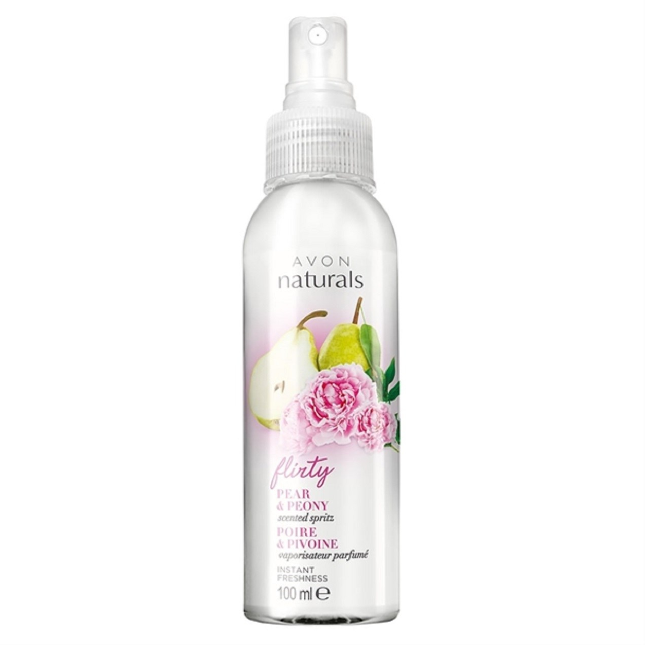 اسپری بدن آون مدل Naturals Pear and Peony Scented Spritz حجم 100 میلی لیتر