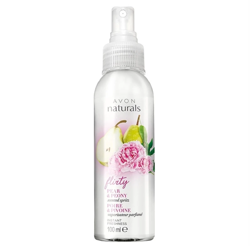 اسپری بدن آون مدل Naturals Pear and Peony Scented Spritz حجم 100 میلی لیتر