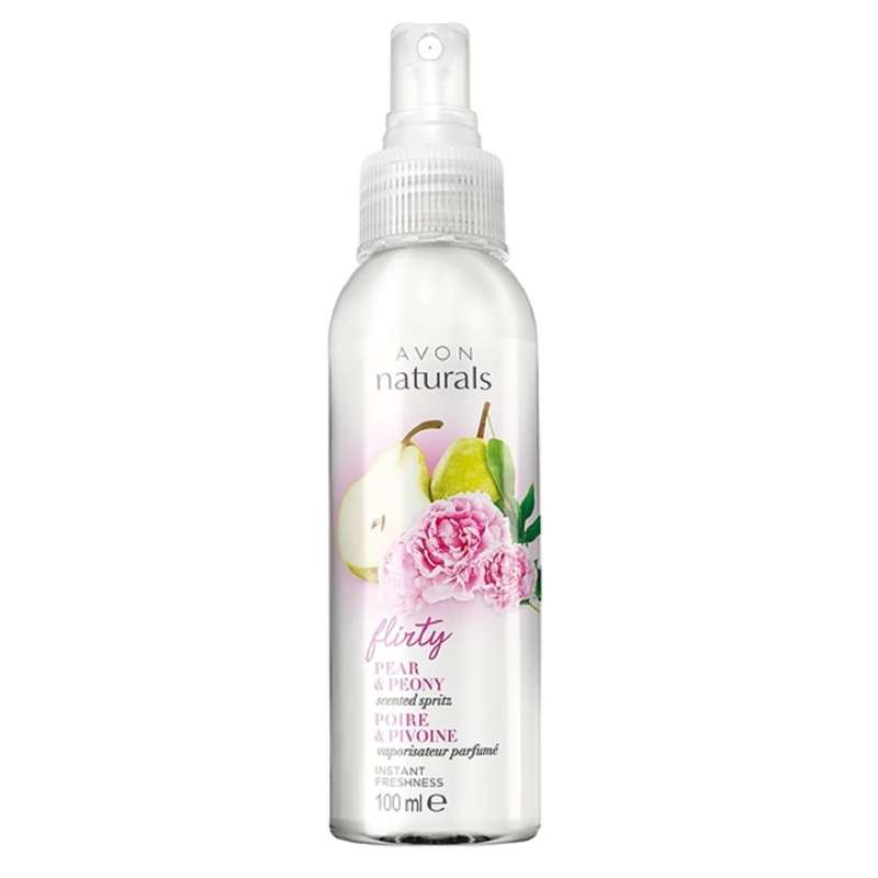 اسپری بدن آون مدل Naturals Pear and Peony Scented Spritz حجم 100 میلی لیتر