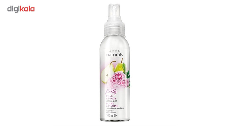 اسپری بدن آون مدل Naturals Pear and Peony Scented Spritz حجم 100 میلی لیتر