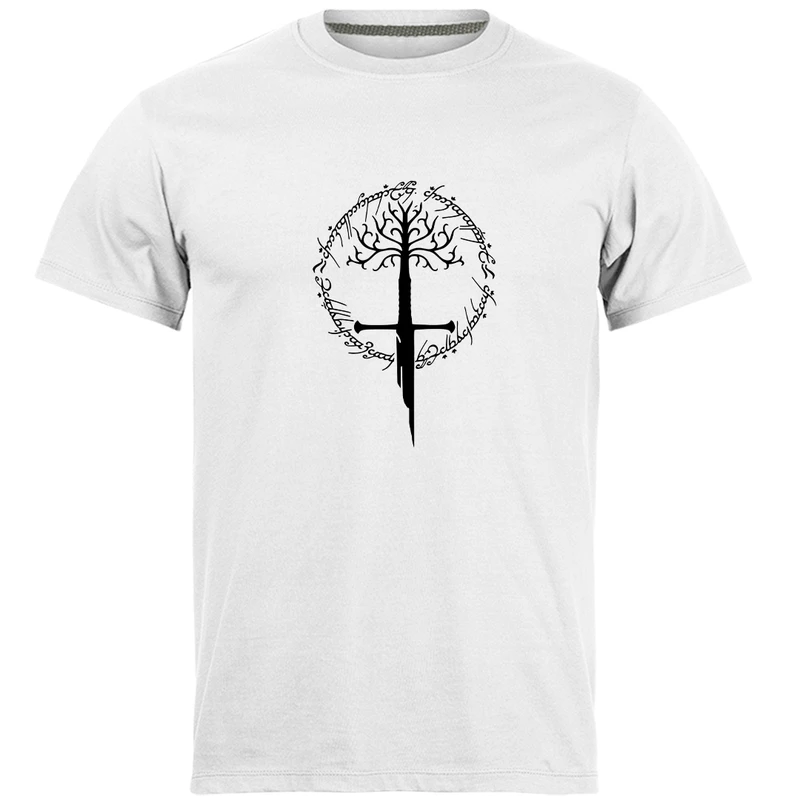 تی‌شرت آستین کوتاه مردانه مدل ارباب حلقه ها 205