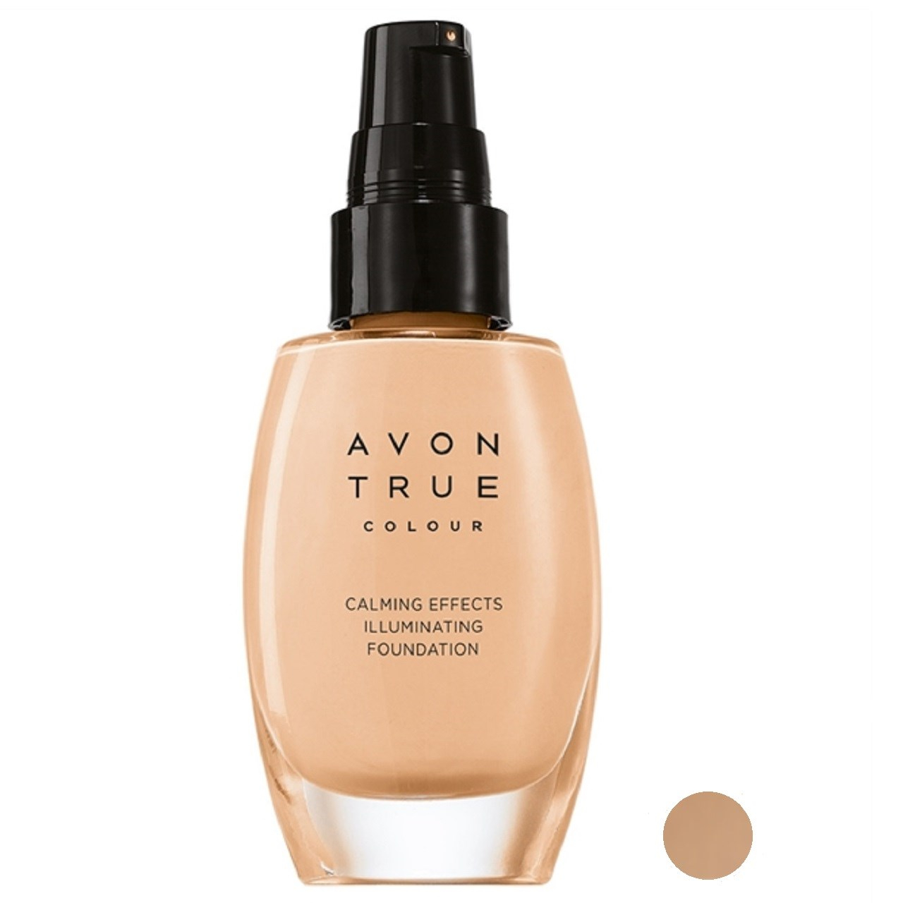 کرم پودر آون مدل True Color Relaxing Effective and Radiant Foundation رنگ Almond