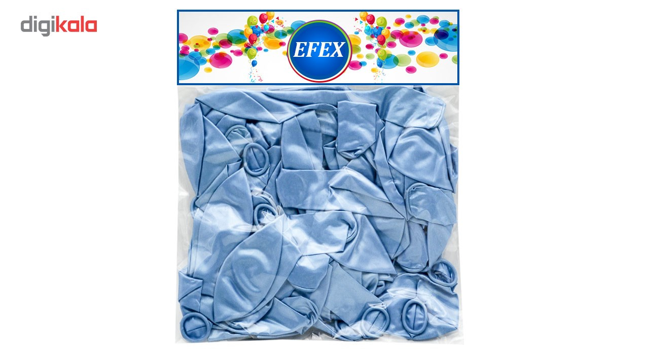 بادکنک متالایز طرح EFEX بسته 40 عددی