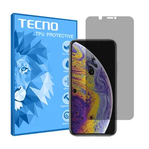 Tecno HyPRV model privacy screen protector suitable for Apple iPhone XS Max mobile phone