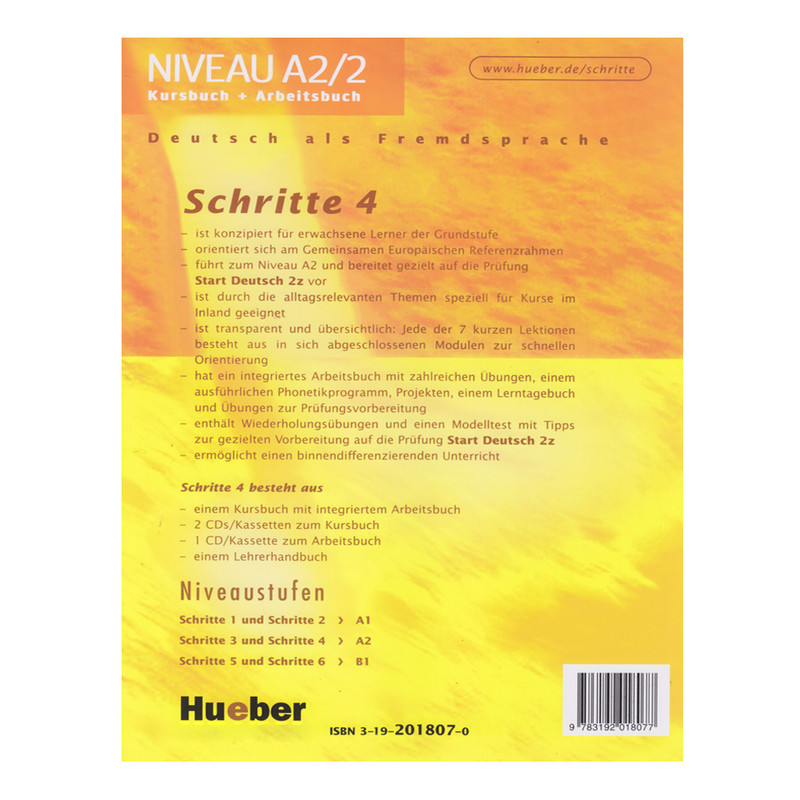 کتاب Schritte 4 اثر جمعی از نویسندگان انتشارات الوندپویان کتاب Schritte 4 اثر جمعی از نویسندگان انتشارات الوندپویان