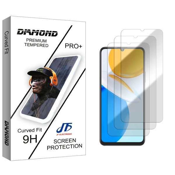 محافظ صفحه نمایش شیشه ای جی اف مدل Diamond GlassMIX2106 مناسب برای گوشی موبایل آنر X7 بسته سه عددی