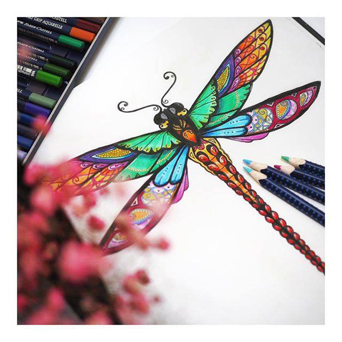 مداد رنگی 12 رنگ فابر کاستل مدل Art Grip