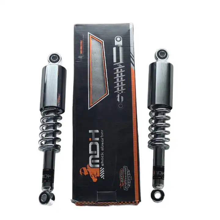 کمک فنر عقب موتور سیکلت ام دی اچ مدل  CG125-2 CP CHROME مجموعه دو عددی