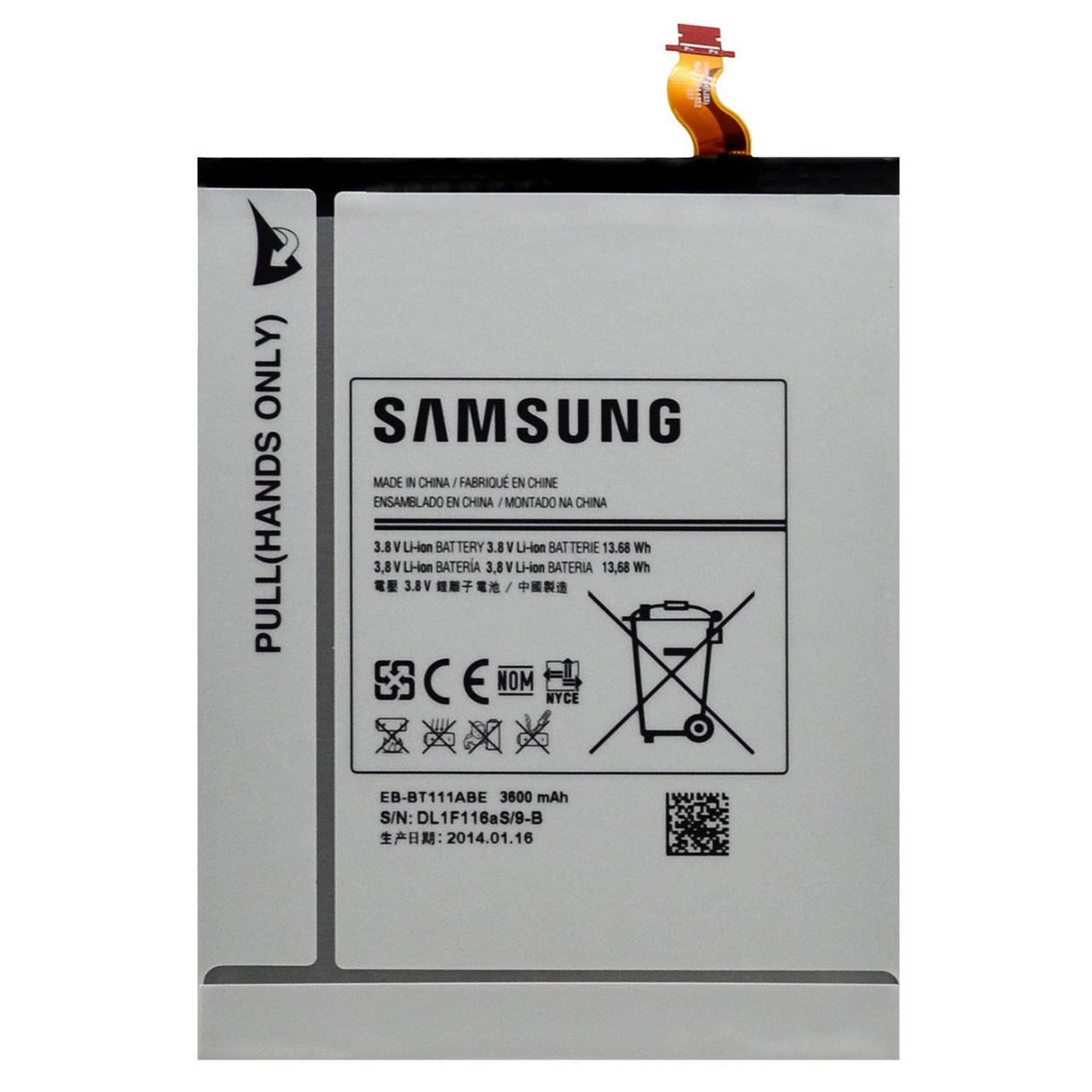 باتری تبلت مدل EB-BT111ABC با ظرفیت 3600 میلی آمپر مناسب تبلت  Galaxy Tab3 7.0 Lite 9                     غیر اصل