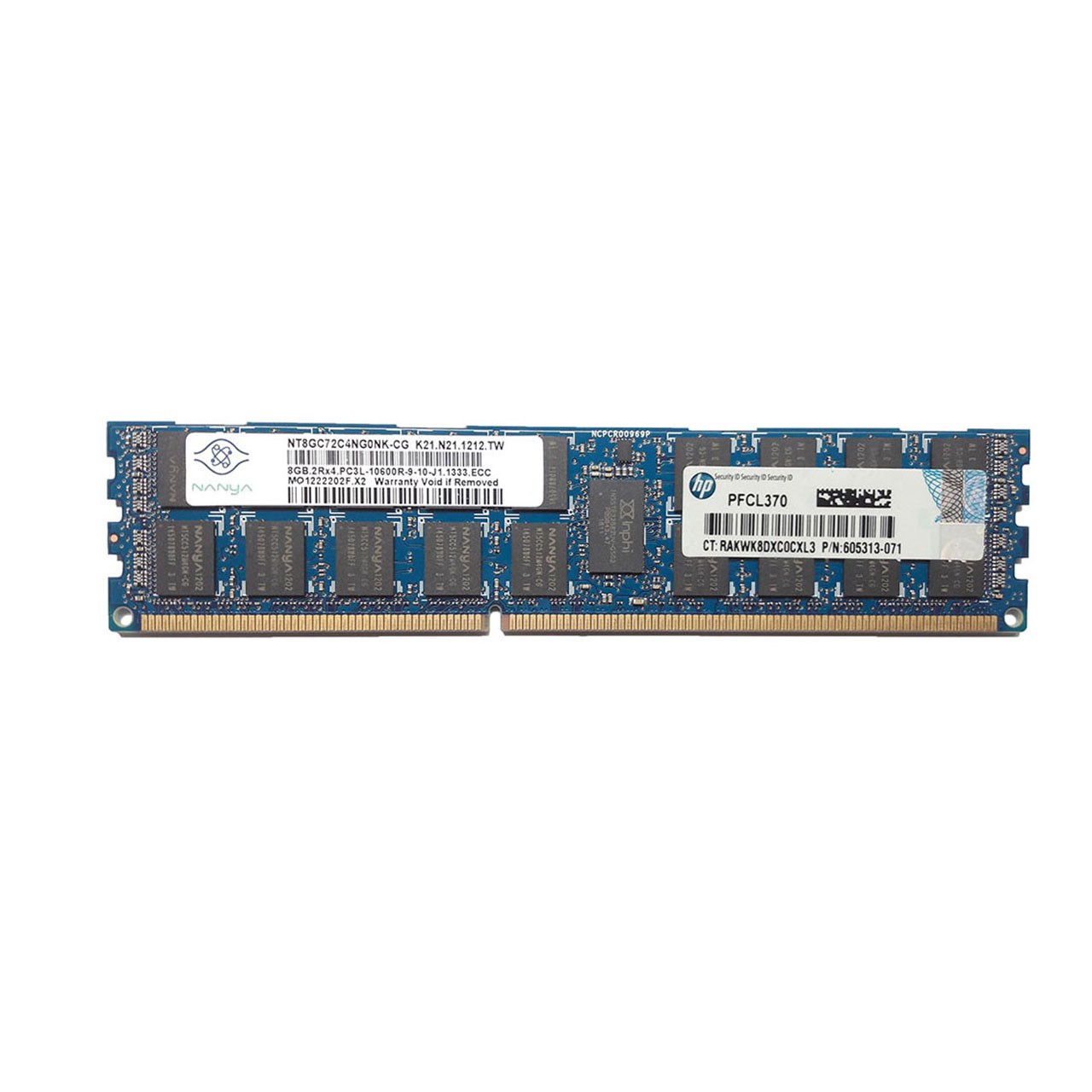 رم دسکتاپ DDR3 دو کاناله 1333 مگاهرتز ECC اچ پی مدل PC3-10600ظرفیت 8 گیگابایت