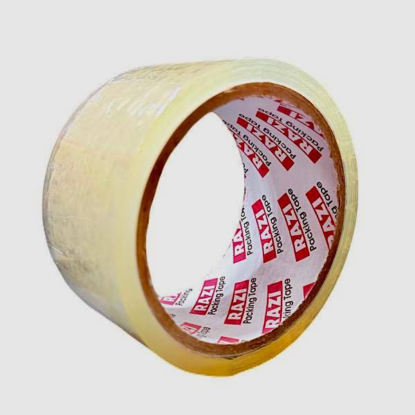 نوار چسب رازی مدل کریستال عرض 5 سانتی متر