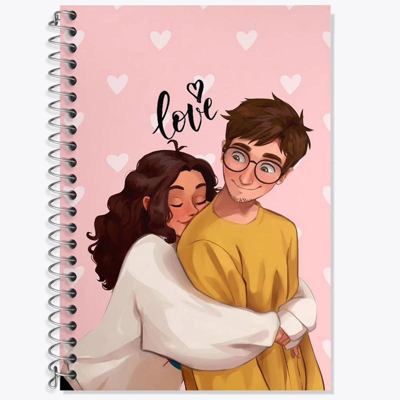 دفتر لغت 50 برگ خندالو مدل عاشقانه کد 27144