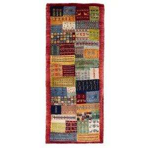 گبه دستباف گالری سلام طرح ایلاتی کد 23713