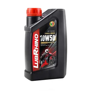 روغن موتور سیکلت تمام سنتتیک لوبرینو مدل SN 10W-50 حجم 1 لیتر
