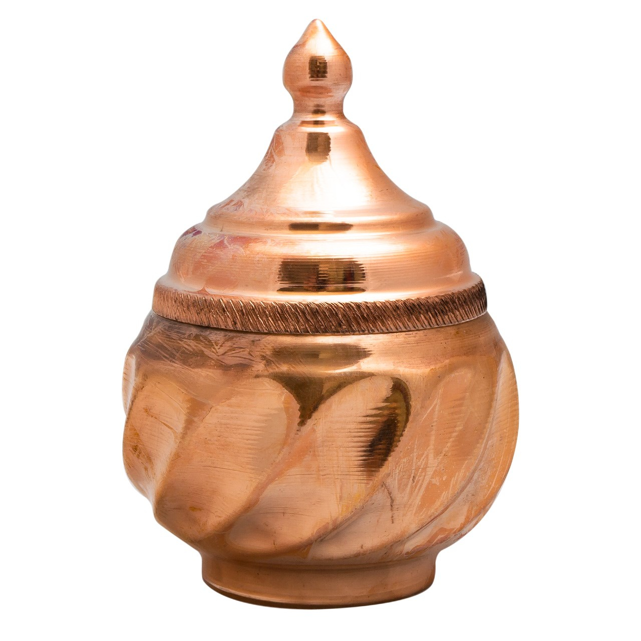 قندان مسی آرت گالری مدل مارپیچ کد 24