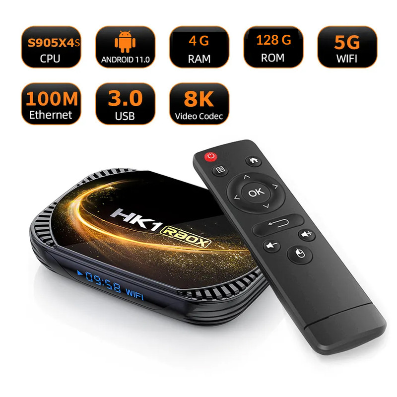اندروید باکس HK1 مدل X4S