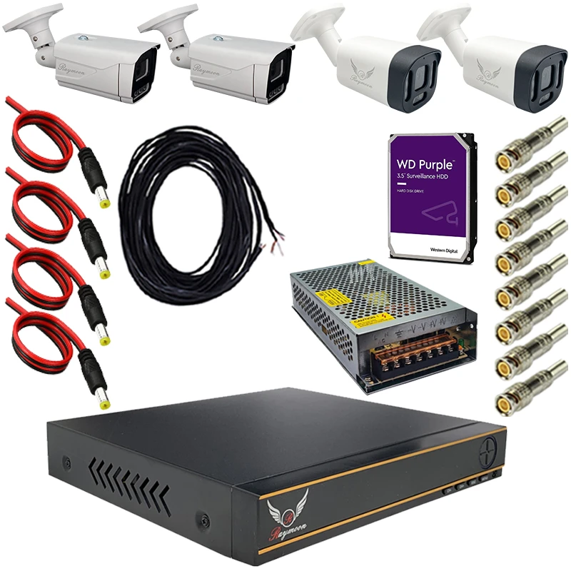 سیستم امنیتی رایمون مدل 2 مگاپیکسل کد RP-2MP-MS1T4C-20