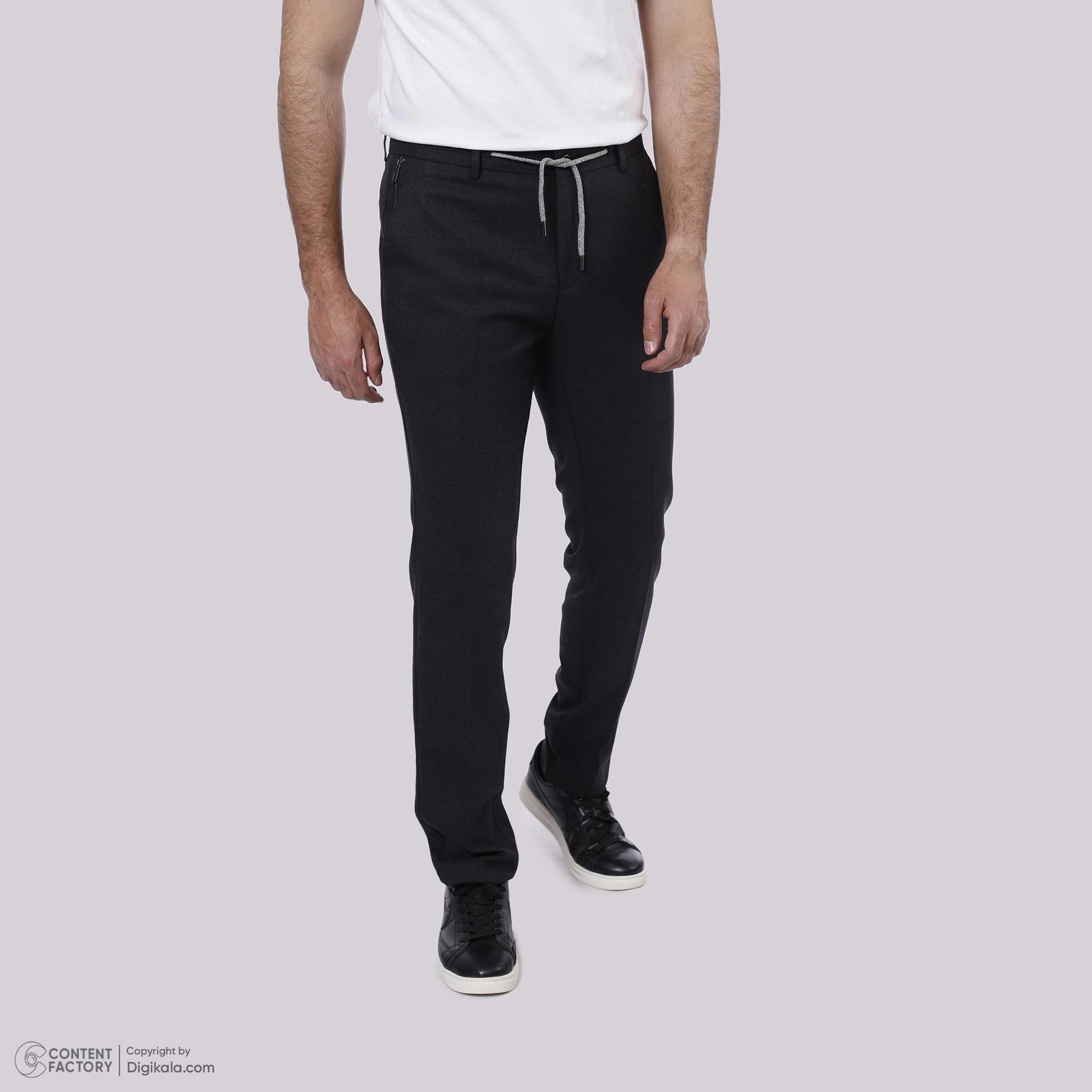 شلوار جذب مردانه کروم مدل پارچه ای 2322513 - - 2