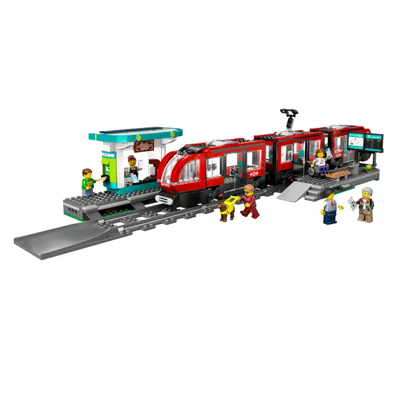 لگو 811 تکه سری سیتی مدل Downtown Streetcar کد 60423