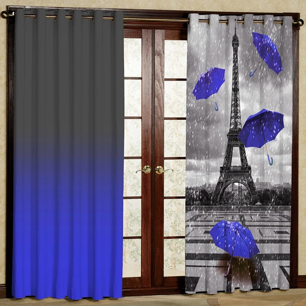 پرده مدل مخمل پانچی کد 7633 سایز  280x140 سانتی متر