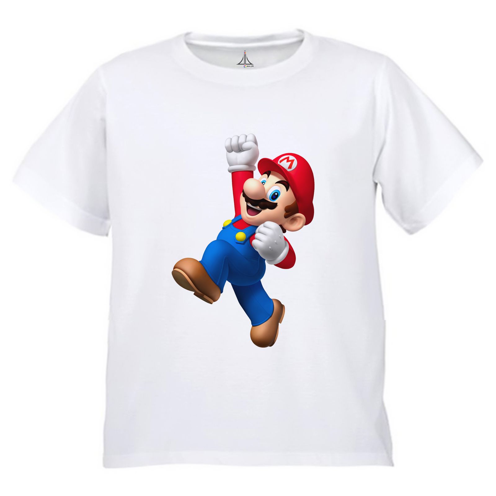 تی شرت آستین کوتاه بچگانه به رسم مدل سوپر ماریو کد 9943 -  - 1