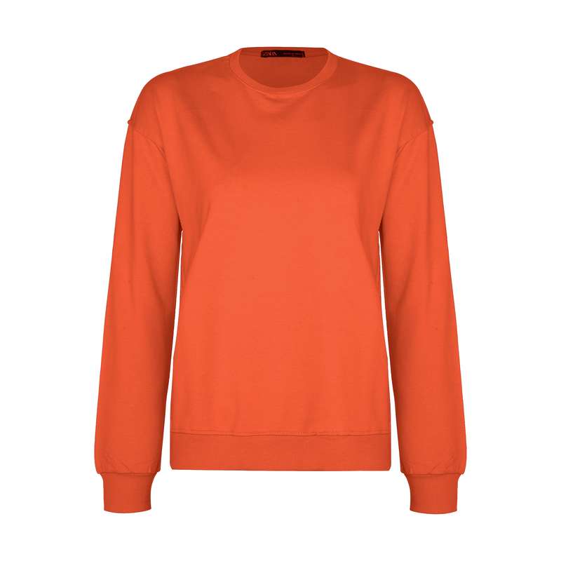 سویشرت زنانه مدل دورس کد ART-BOA رنگ نارنجی