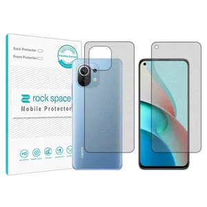Matte Rockspace HyGEL screen protector suitable for Xiaomi 11Lite 5G NE mobile phone with back protector