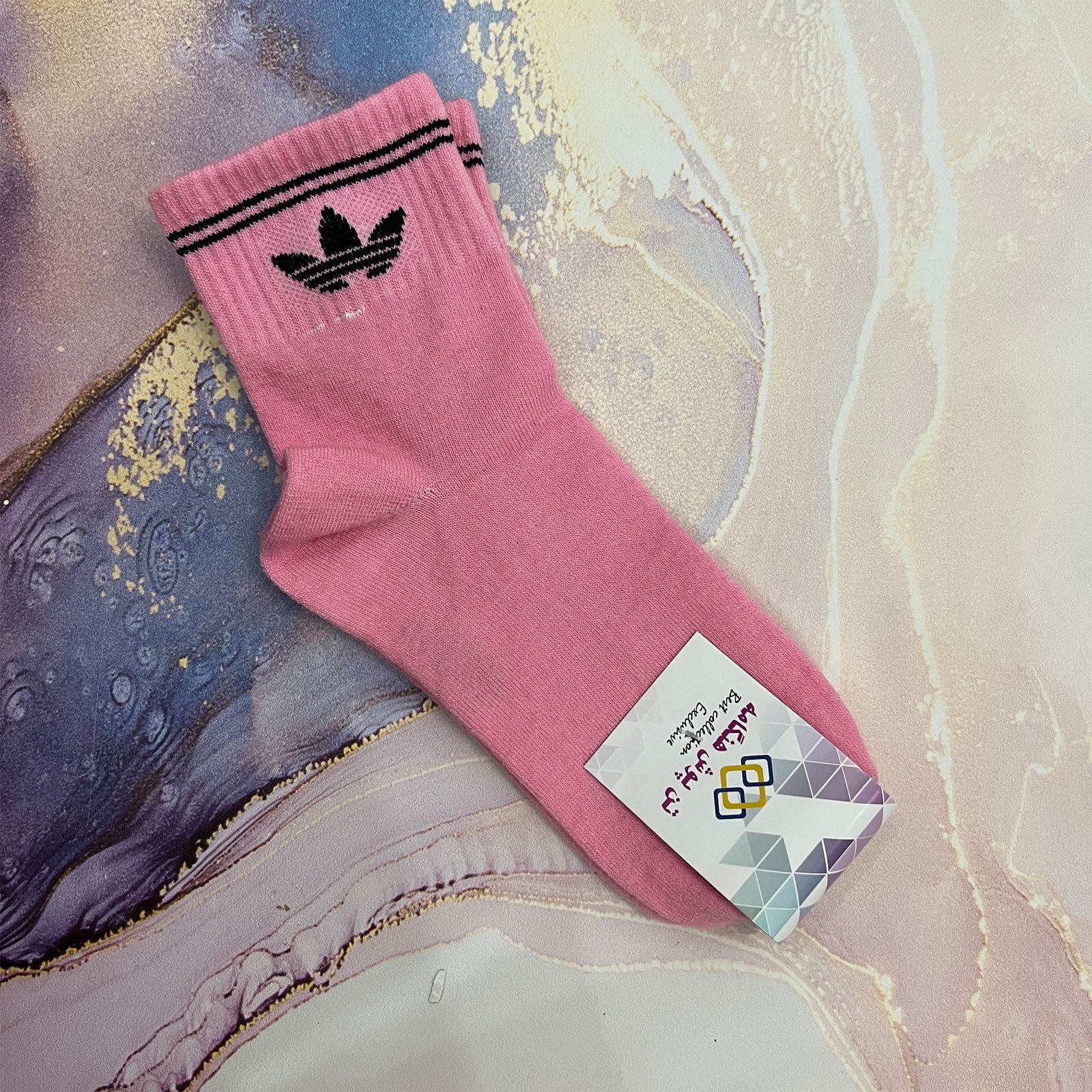 جوراب ساق بلند دخترانه تن پوش هنگامه مدل کش اسپرت AD کد PI-01 - - 3