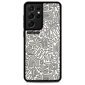 AKAM AMC-WSGS21U-DOODLE10 Cover For Samsung Galaxy S21 Ultra