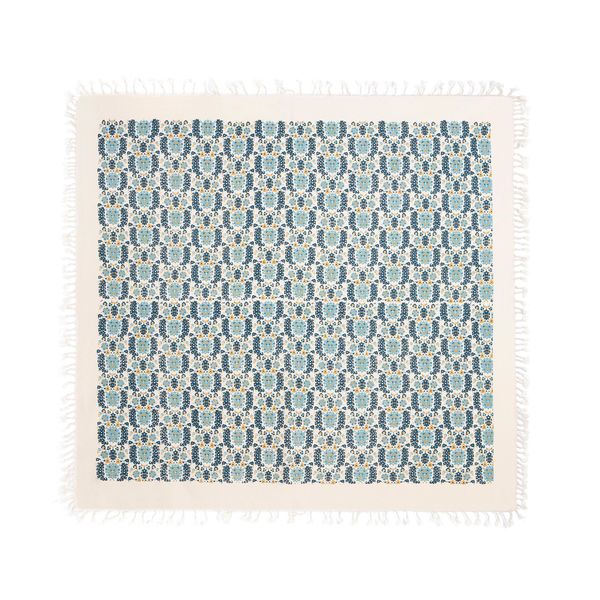 رومیزی چاپ دستی گدار مدل گلستان