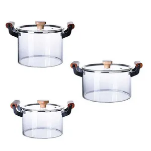 سرویس قابلمه 3 پارچه مدل شیشه ایی کد NC21,NC20,NC19