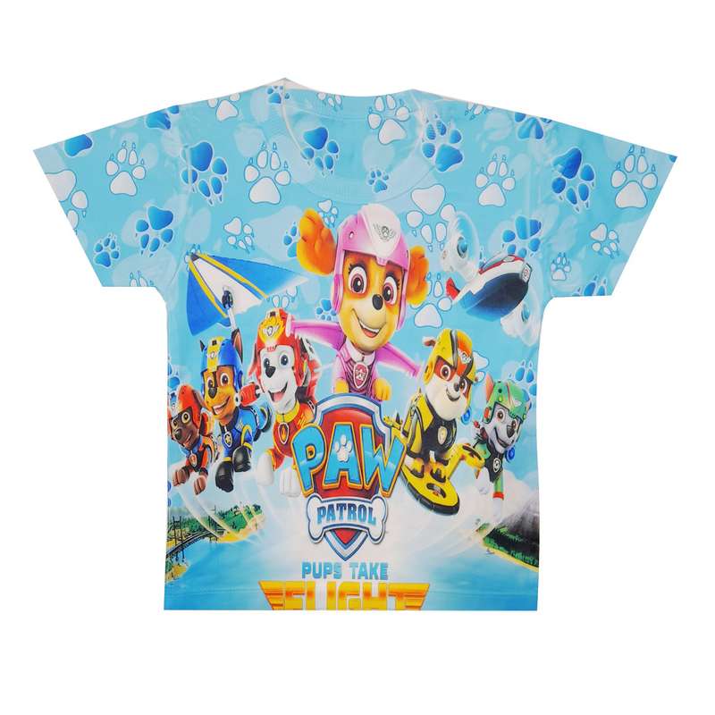 تی شرت دخترانه طرح سگ های نگهبان کد X90