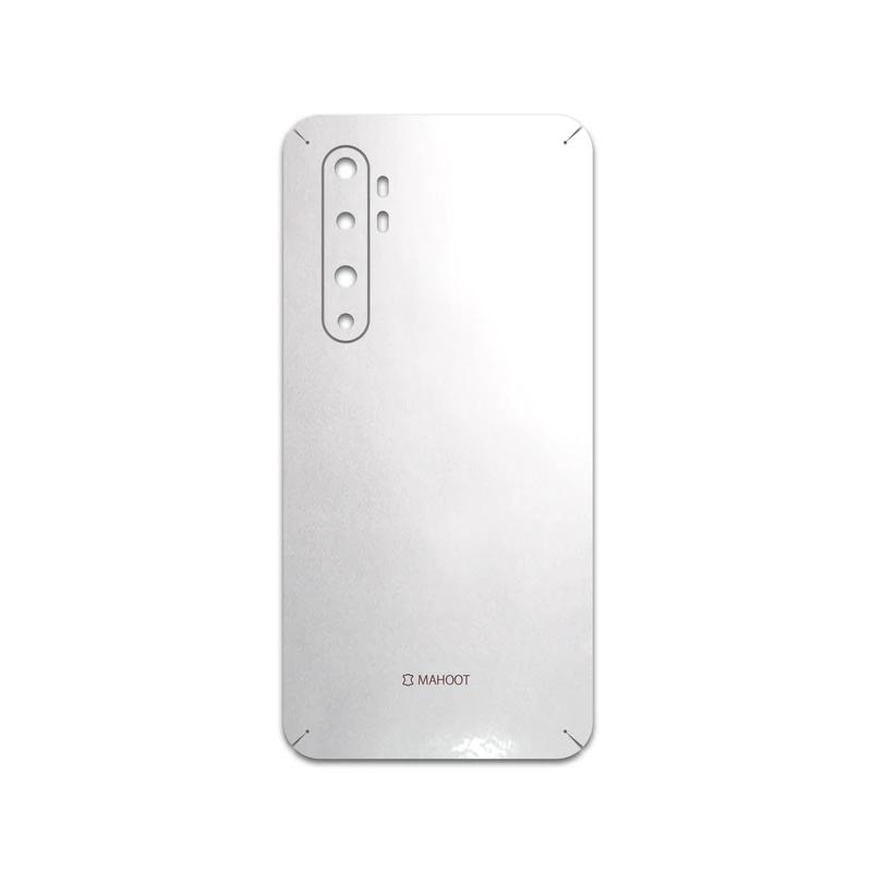 برچسب پوششی ماهوت مدل Metallic-White مناسب برای گوشی موبایل شیائومی Mi Note 10 Lite
