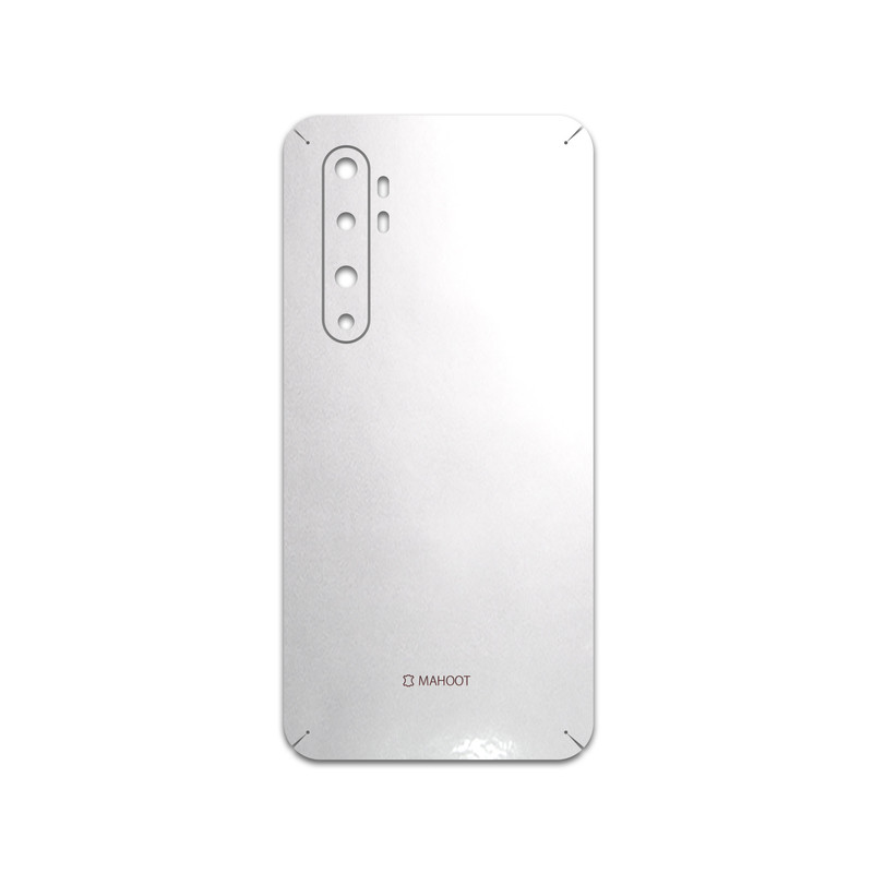 برچسب پوششی ماهوت مدل Metallic-White مناسب برای گوشی موبایل شیائومی Mi Note 10 Lite