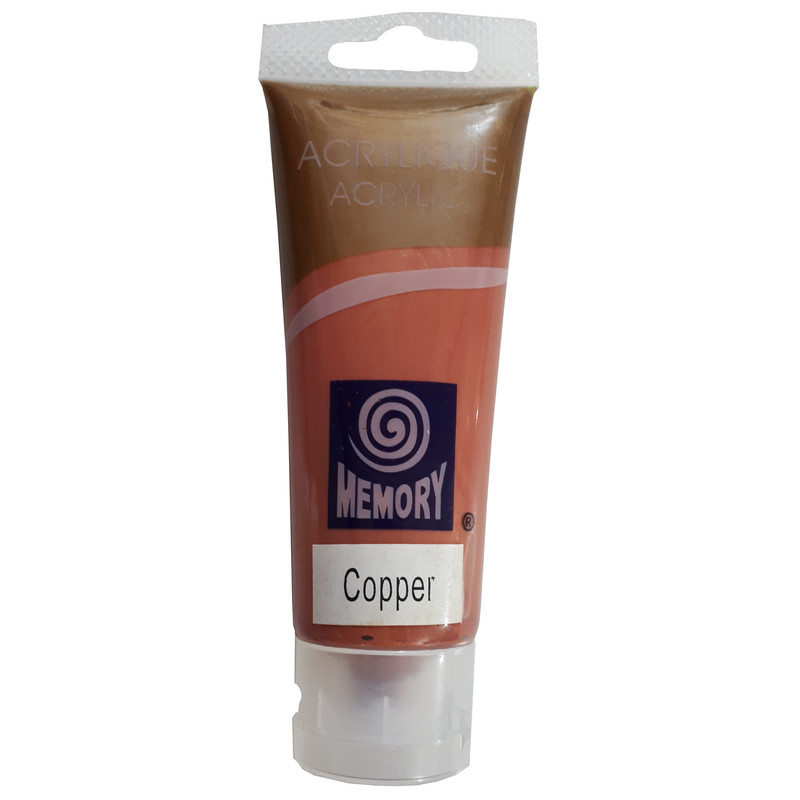 رنگ اکریلیک مموری مدل Metalic حجم 75 میلی لیتر