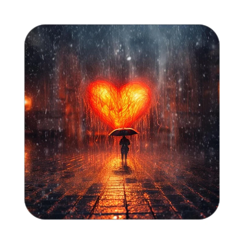 زیر لیوانی کاکتی مدل عاشقانه کد mp12856