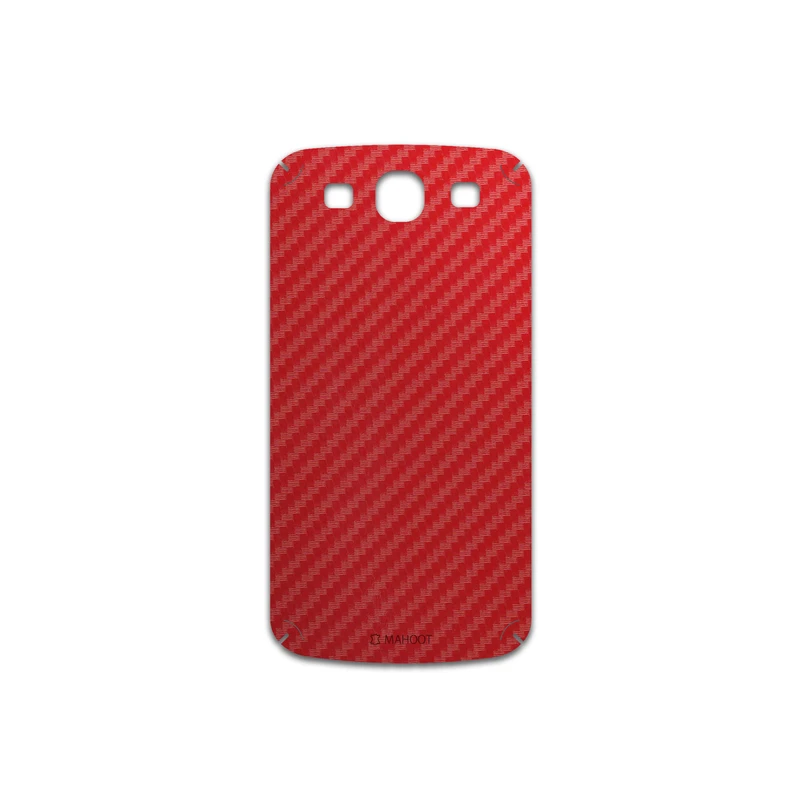 برچسب پوششی ماهوت مدل Red-Fiber مناسب برای گوشی موبایل سامسونگ Galaxy S3 Neo