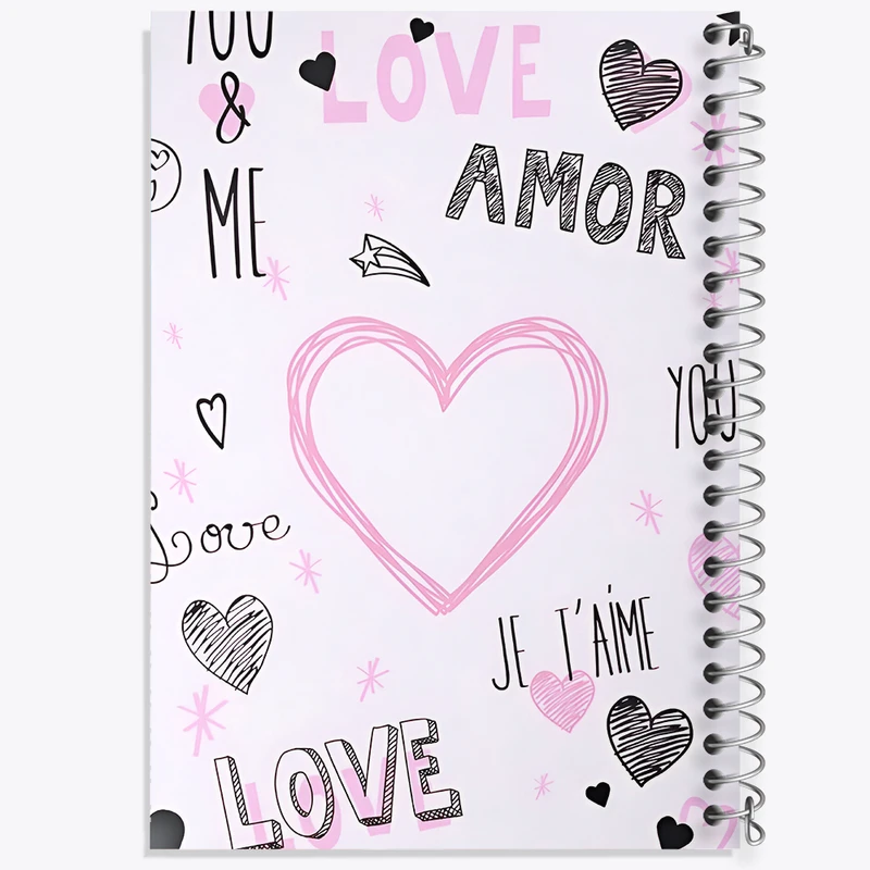 دفتر نقاشی 50 برگ خندالو طرح Love کد N2732