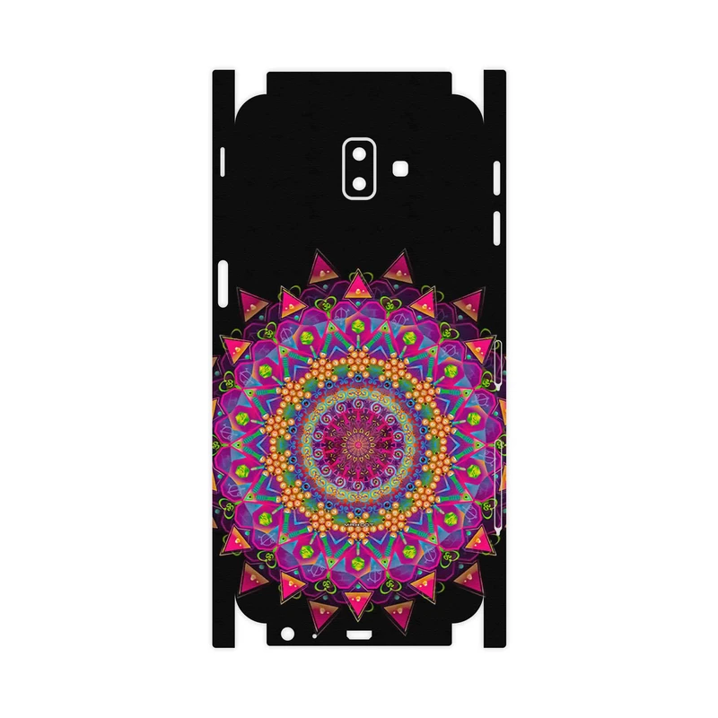 برچسب پوششی ماهوت مدل Mandala Design 5-FullSkin مناسب برای گوشی موبایل سامسونگ Galaxy J6 Plus
