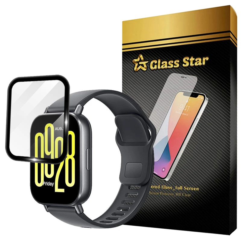 محافظ صفحه نمایش گلس استار مدل PMMG20 مناسب برای ساعت هوشمند شیائومی Redmi Watch 5 Active