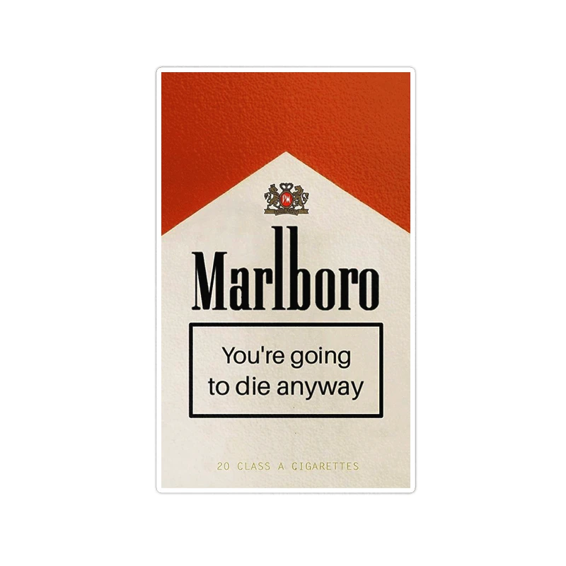      استیکر لپ تاپ ماسا دیزاین طرح marlboro مدل STKA00366