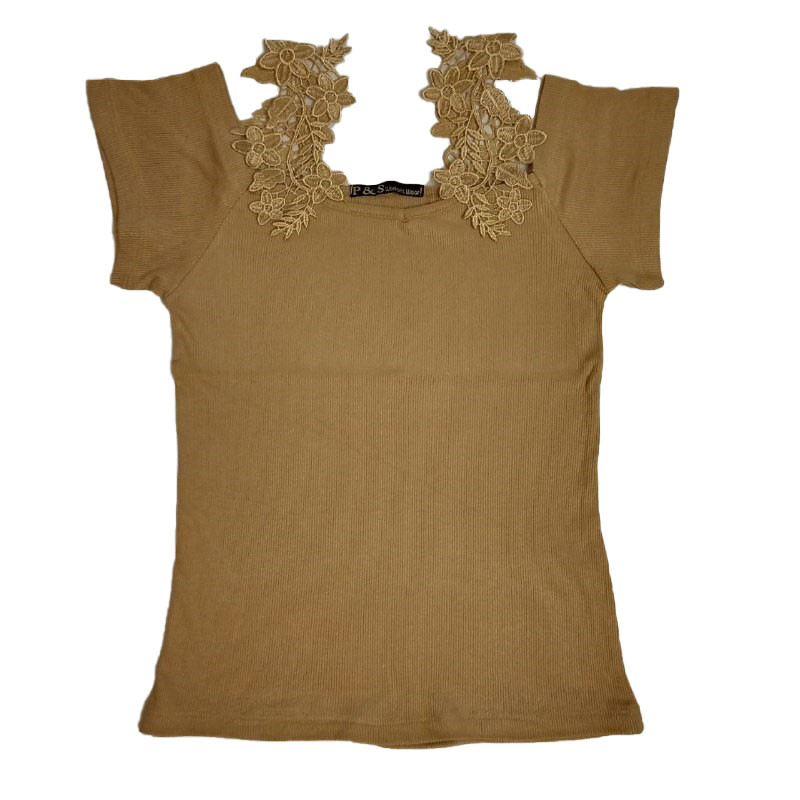 بلوز آستین کوتاه زنانه پی اند اس
مدل سرشانه گیپور