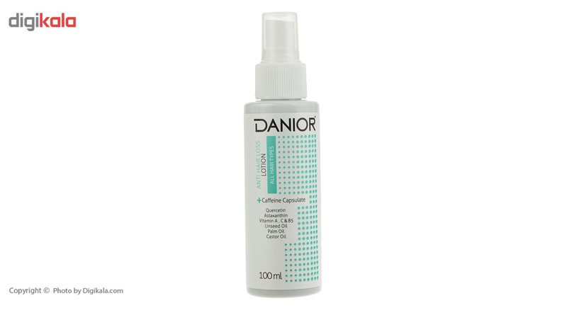 لوسیون ضد ریزش مو دانیور مدل Caffeine Capsulate حجم 100 میلی لیتر
