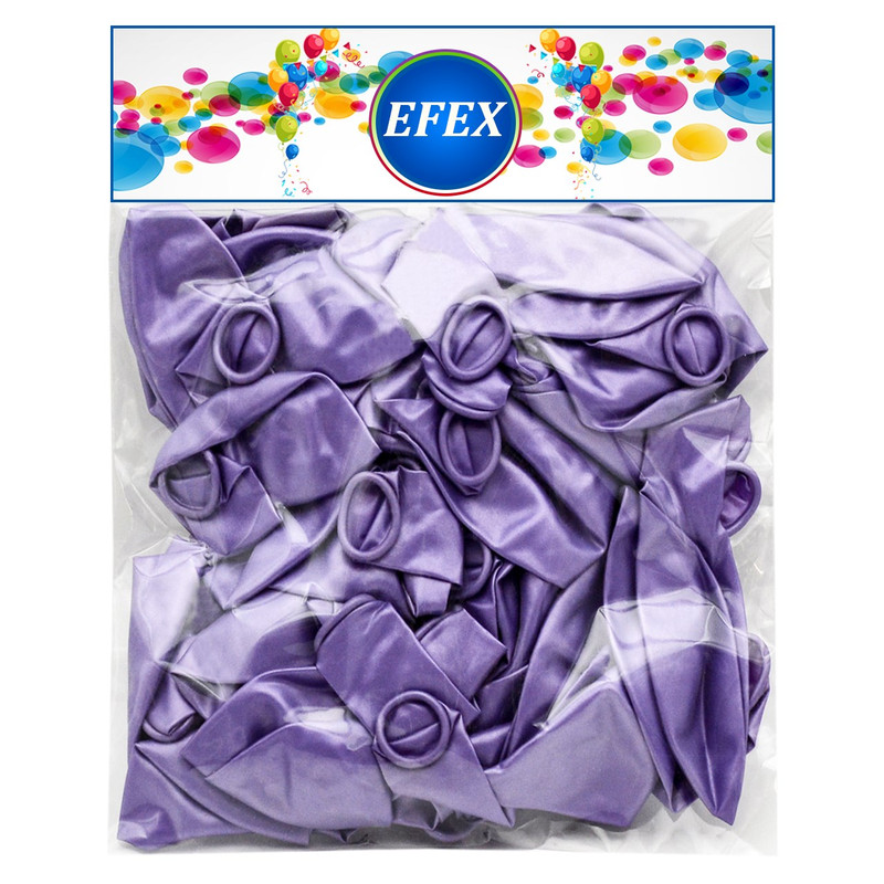 بادکنک متالایز طرح1 EFEX بسته 40 عددی