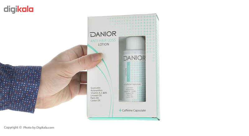 لوسیون ضد ریزش مو دانیور مدل Caffeine Capsulate حجم 100 میلی لیتر