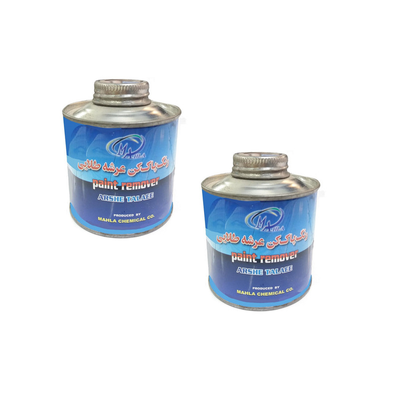 رنگ پاک کن عرشه طلایی مدل 500 حجم 0.5 لیتر مجموعه 2 عددی