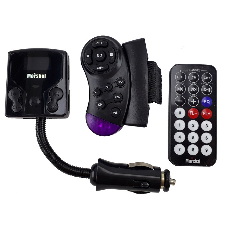 اف ام پلیر مارشال با ریموت روی فرمان اتومبیل مدل ME-191